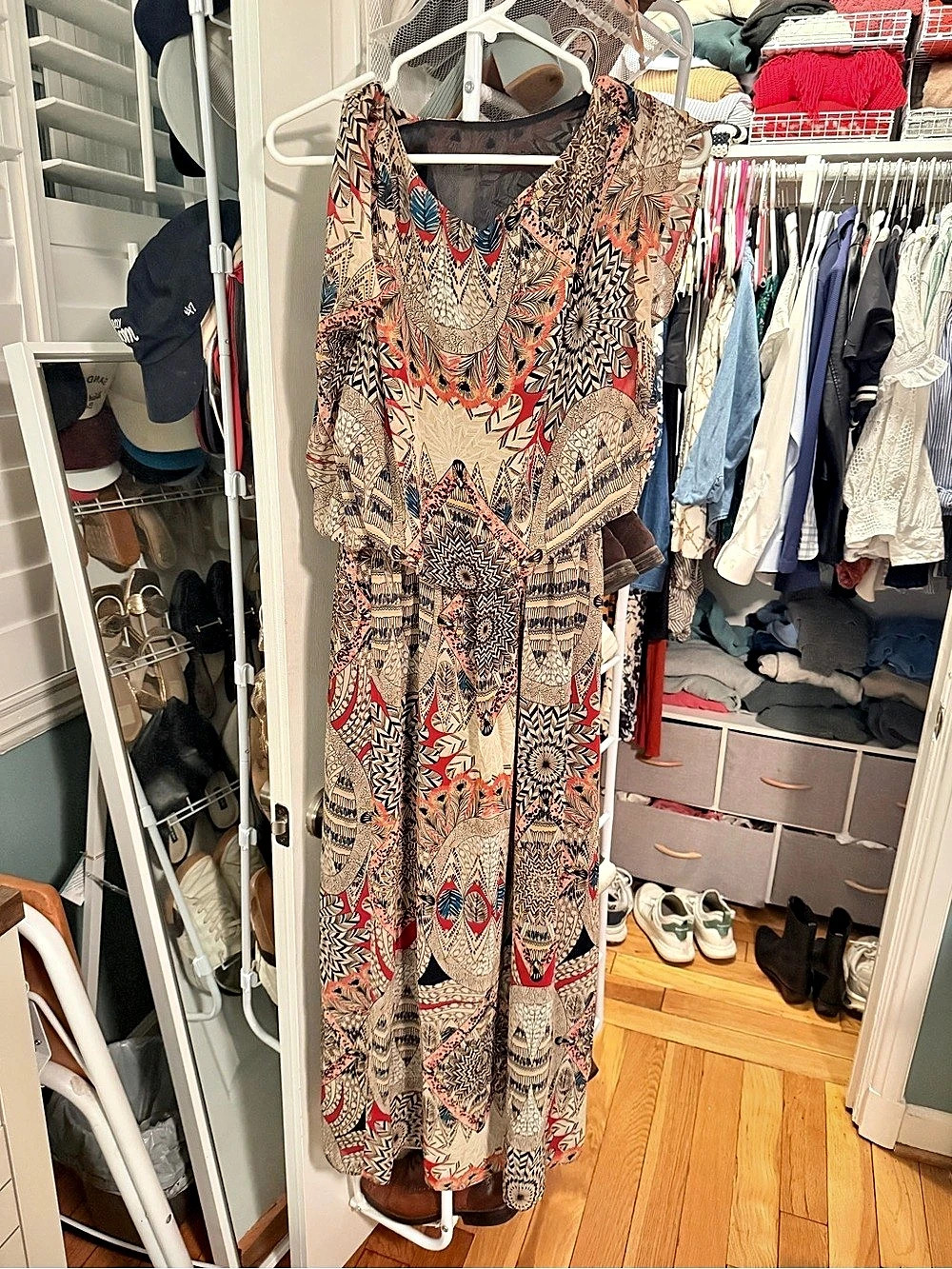 Women's Printed Maxi Dress
